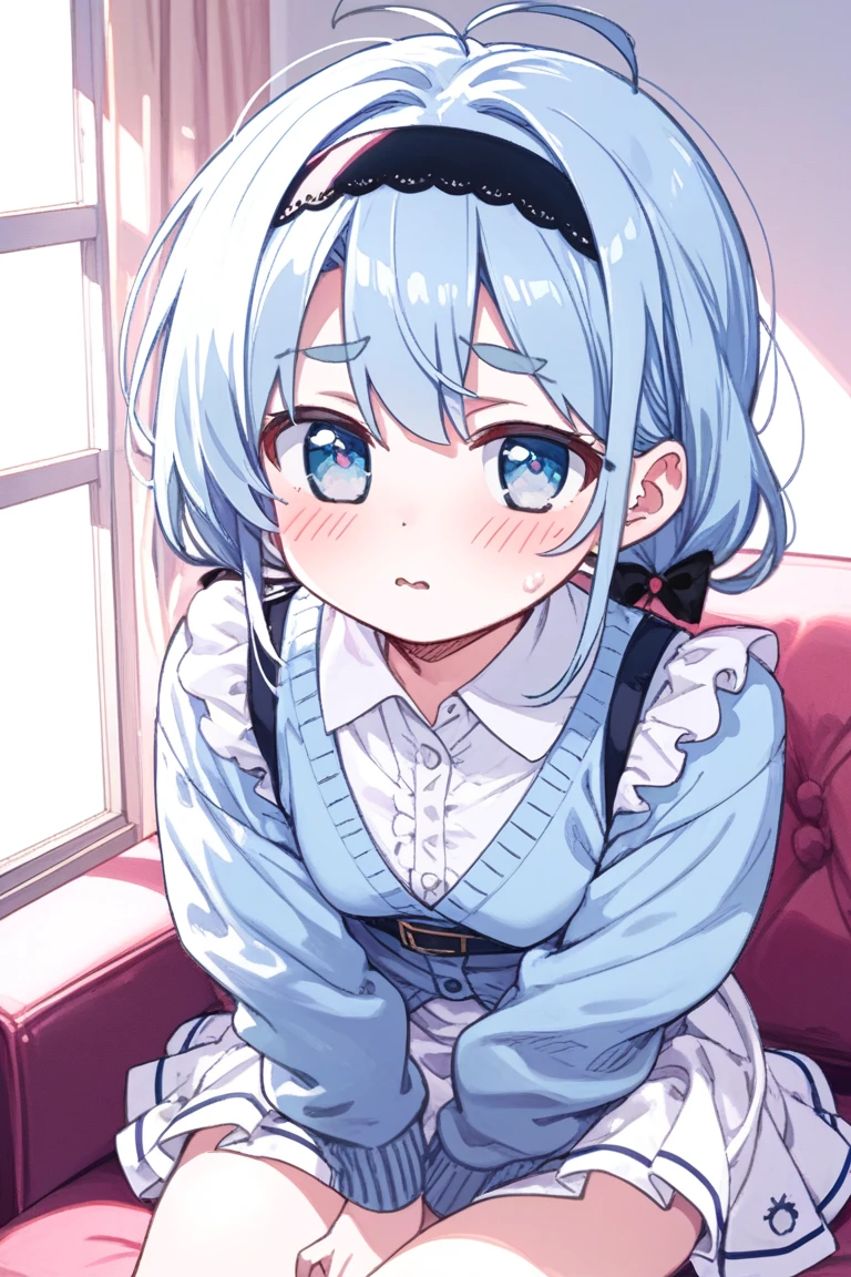 best quality, amazing quality, very aesthetic, absurdres, 1girl, arona (blue archive), blue archive, blue eyes, black bikini, (artist official art:1.5), (realistic face), (glare, scared, skirt, lift, pussy, show), (cowboy shot), spread pussy, pussy juice, (concept art:1.3), from above, toilet, sit, expressive eyes, perfect face, 4k, extremely detailed anime illustration, extremely detailed eyes, enhanced details, perfect anatomy, light rays, photo background, extremely delicate body, smooth skin, feminine expression, black background, cristal clear eyes, beautiful face,