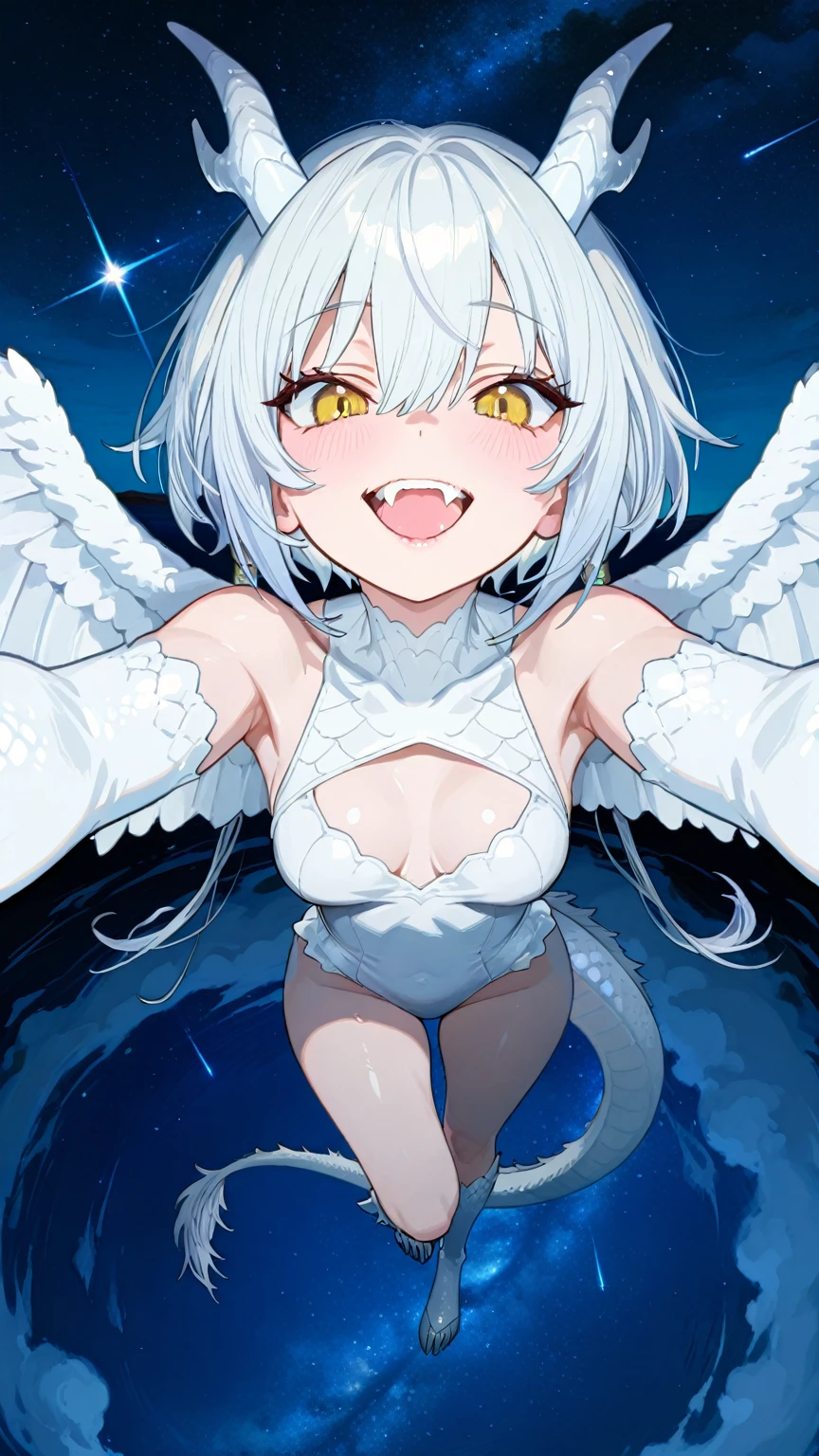 masterpiece, medieval outdoors sunlight desert horizon Upper body girl, ((((nude)))), nsfw, spread legs hands behind head clear (((Remilia))) bob hair, Ahoge looking at the viewer, adventurer ((from front)), open mouth, (((scared))), standing, spread legs, greaves, ((((brown skin)))), front, (glaring), ((contemptuous)), ((disdain)), spread legs, arms up behind, (big breasts), ((abs)), Sweat, fang