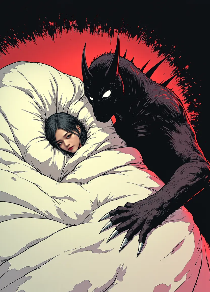 ((((ultra-detailed beautiful big red eyes:2.5)))),((((??? on body:3.0)))),((((??? in pussy:3.0)))),((((chibi body:1.8)))),((((anthro crow:1.5)))),(((teen:1.5))),((((black colored nipples:1.8)))),((Sheer pussy)),((((Luxury jewelry:1.5)))),((((lie on one's back:2.0)))),(((big breast:1.3))),((((feet visible:1.5)))),((((with heart-shaped eyes:2.5)))),(((no makeup:1.5))),(((15 years old:1.5))),side facing,((((winged-arms:2.0)))),(((Beautiful night view of big city))),((Athletic body:1.5)),((((luxury bed room:1.3)))),(((Lover-like relationship))),(((blush:1.5))),((flower hair ornament)),female,portrait, beak,cute,(((long hair of beautiful black color:2.0))),(((completely nude:1.4))),((((Highly realistic depiction:1.5)))),((((all black colored skin:1.5)))),((((feet visible:2.0)))),(((??? on legs:1.8))),((((??? on tits:2.0)))),((((Super high quality,masterpiece:1.5)))),heart shaped pupils,((((highest quality,4k,8K,High resolution,masterpiece:1.5)))), Super detailed, HDR, UHD, studio lightning, ultra-fine goodinting, sharp focus, Physically based rendering, extrine detail description, Professional, Bright colors, Bokeh, (in) you bring, landscape, photograph, concept artist (Style), (with) vibrant color goodlette, (good) soft lighting