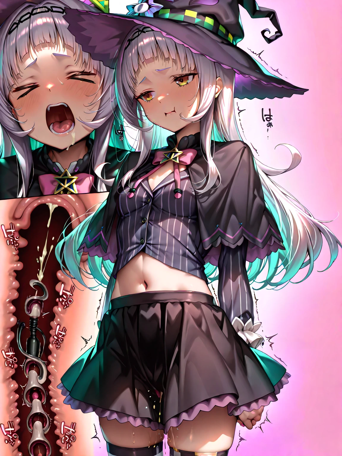 NSFW,masterpiece,Highest quality,High resolution,Very detailed,white\(no game No life\),Long Hair,Multicolored Hair,Hair between the eyes,Gradient Hair,Yellow Eyes,Flat Chest,(Gothic Lolita),See-through,Bare shoulders,hair band,flower,(slave),((Ahegao)),blush,Luxurious mansion,Party Venue,table,noble,(Middle-aged men),(Having sex),(Bukkake all over the body),Body touch,Leg spread,Sexual Desire Treatment,Lying on your back,(Trembling),Raise your arms,(heart),(Falling into Pleasure),From above