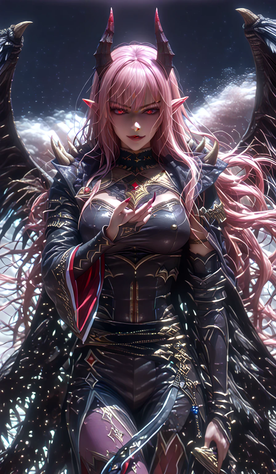(32K:1.5, Dark fantasy:1.4, Highest quality, masterpiece, Ultra-high resolution), Perfect dynamic composition:1.3, Horror Portrait:1.4, chaos, darkness, Dark Demon World:1.3, (Detailed tattoos on the whole body:1.4, wearing exquisite jewelry:1.4), Very detailedな肌と顔の質感:1.3, Very accurate, Very detailed, (Cute and sexy succubus demon with big wings:1.3, Incredibly slim body:1.3, beautifully、beautiful:1.3), Prisoner, slave, Horn, Fair skin, Sensual posture, (How to properly dress badly torn clothing:1.3), Medium chest, (Big eyes that exude beautiful eroticism:0.4, Her expression when she felt intense caresses:1.0, Please open your mouth a little, lipstick, Feel the beautiful eroticism:0.9, Too sexy and cute:0.7, charm的な:0.7), ((???????:1.5, Lots of chains:1.6, Countless chains tangled in clothes:1.6, Chain your right arm:1.5, Chain the left arm:1.5, The right leg is bound with a shackle and chain:1.5, The left leg is bound with a shackle and chain:1.5)), Super long blonde curly hair, Earrings, necklace, bracelet, romantic, mysterious, elegant, Object of admiration, original, dramatic, artistic, Innovative, charm, Heartful, Fancy, sense of openness, sense of cleanliness, special, exciting, Extreme, Tilt, sense of loss, sorrow, sorrowの表現, (((大人のcharm, 女性的なcharm)))