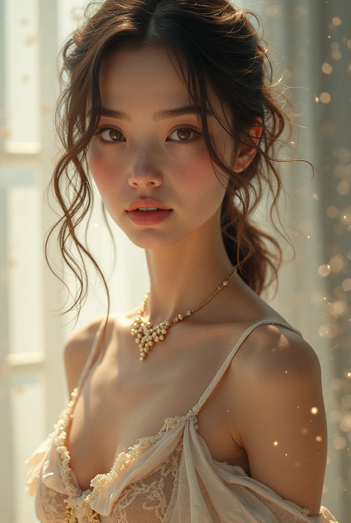 8K, CRU photo, woman dressing high resolution, (highly detailed skin: 1.2)