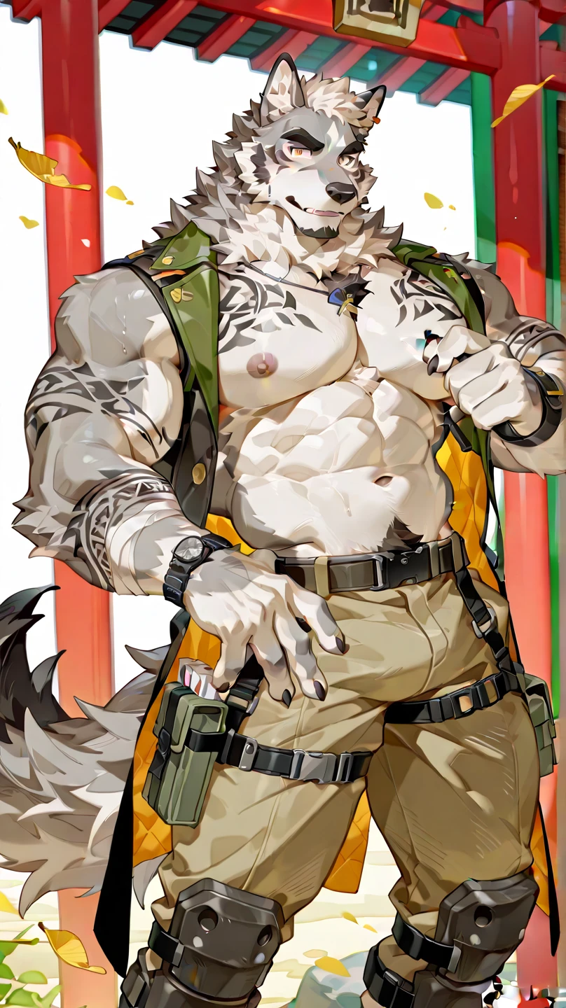 Anime style drawing of a boy lying on the ground holding a gun, Concept Art：Shingei, Pixiv, fur art, kemono, High quality fan art, Zero-chan art, Fox McCloud, Spectacular anime style, Zero-chan, Furry, Hula Infinity Commission, trigger anime art style, Danganronpa digital art