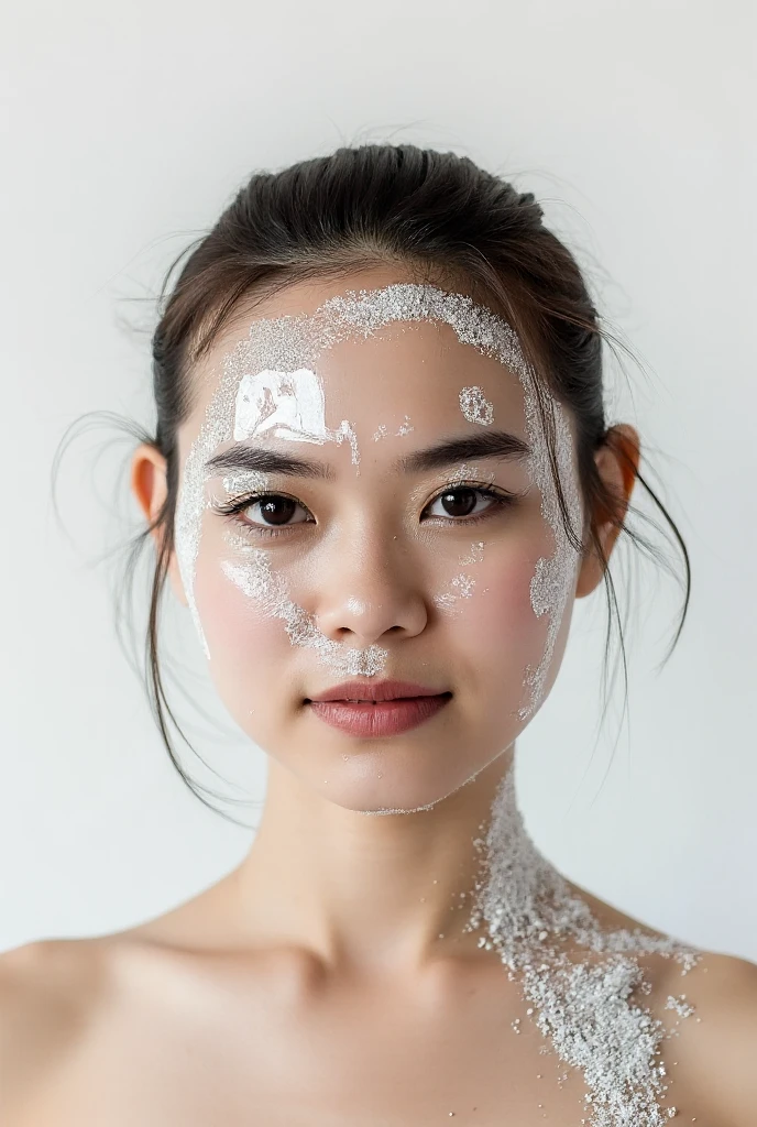 1 Indonesian mature woman, 25 years old, ultra giant breasts : 5.5, realistic, : 27.9, naked, lots of sperm on face.