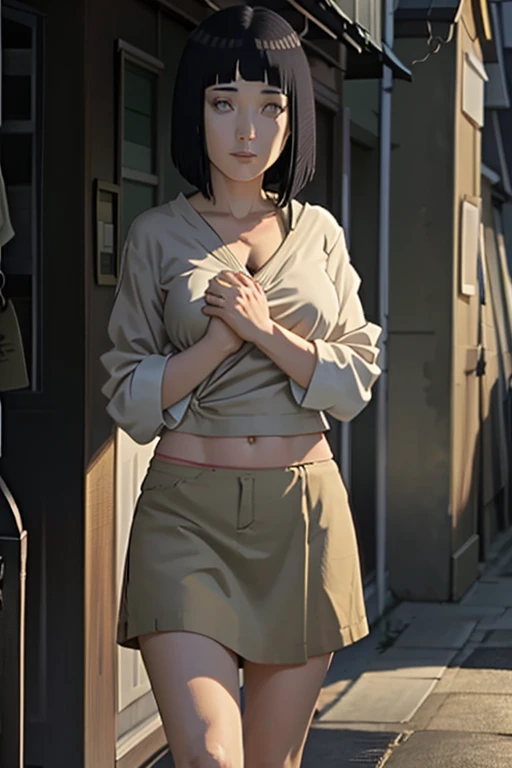 (score_9 score_8_up:1.2), (source_anime:1.2), (ai-generated:1.2), (SkinTextures-SDXL:2.0), (8k resolution with fine details:2.0), (FaceDetail-SDXL:2.0), (Incredibly Detailed:2.0), (HighQuality-SDXL:2.0), (PA7_Human-Likeness:2.0), (UltraDetailed-SDXL:2.0), (Morphing:2.0), (Ambient Occlusion:2.0), (Incredibly Detailed:2.0), big breasts, sexy, erotic, extra details, perfectely detailed facial features, lens flare, iridescent light, cinematic photography, masterpiece, best quality, 8k resolution, looking away, intricate details, anime screencap, dynamic view, mitanko, folded ponytail, black hair, brown eyes, forehead protector, necklace, mesh bodysuit, belt, orange skirt, coat, outdoors, times Square in america, in public, crowded area, in middle of intersections, billboards and high tech buildings, cyberpunk, amazed expression, mouth open and eyebrows raised, fishnet top, lots of buildings in that area, slight side view, head on viewer side, random movement