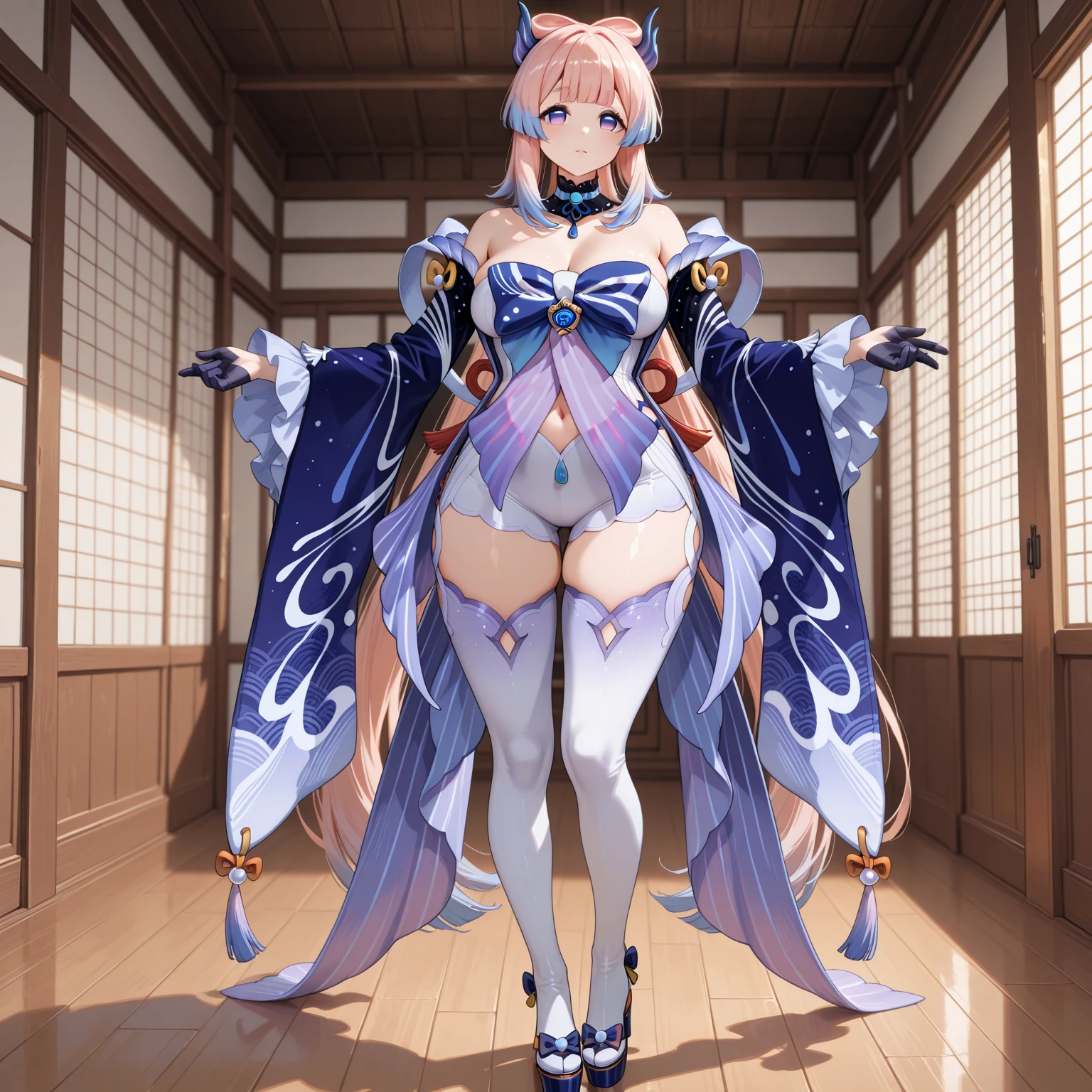 anime - style image of a character with a variety of hair and accessories, anime set style, anime character reference sheet, fantasy uniform, flat anime style, anime full body illustration, full_body!!, complete detailed body, extra detailed body, anime vtuber full body model, soft anime illustration, anime style character, clean detailed anime style,