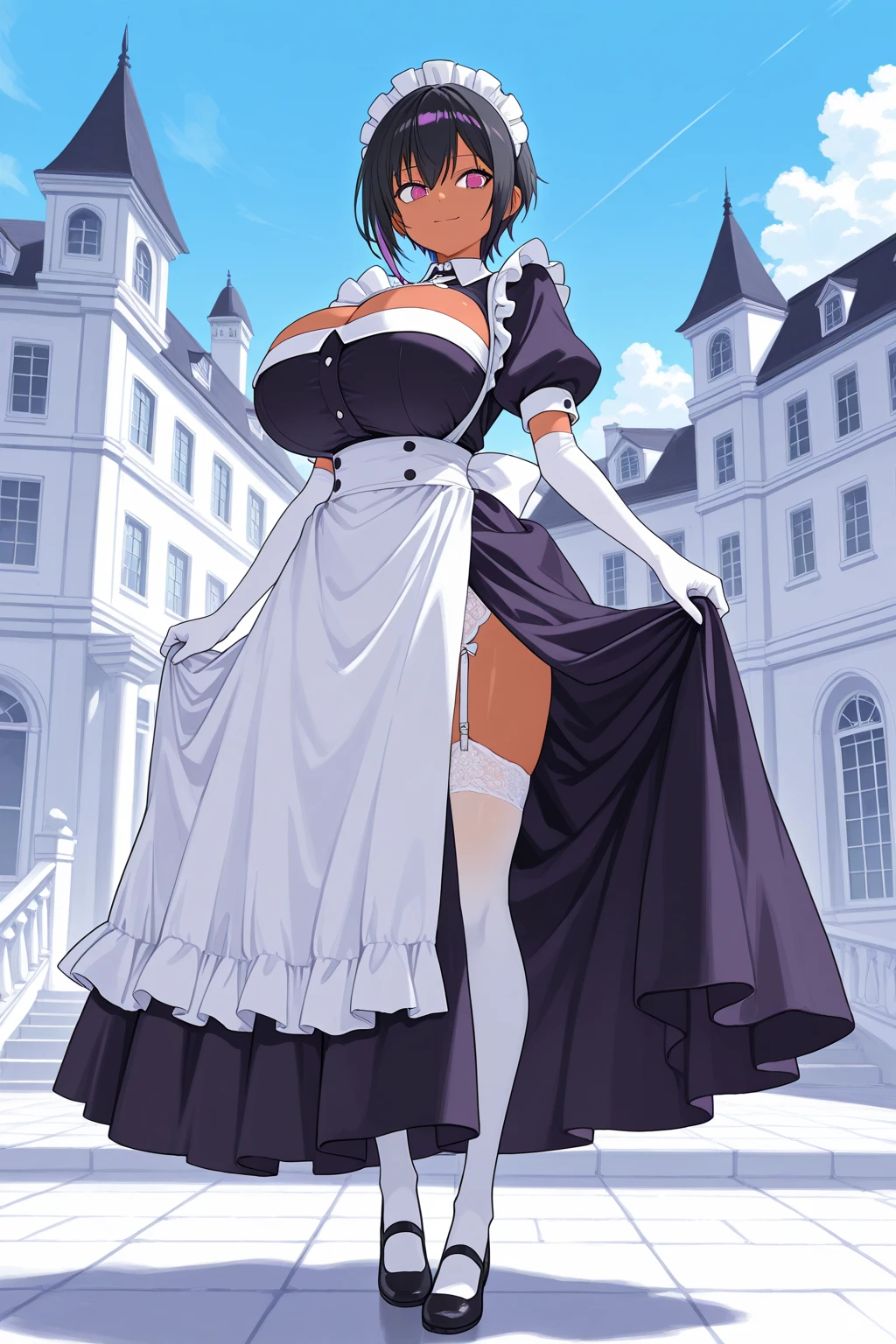 1girll,Sailor Saturn, 1girll, brunette, Close-up of a beautiful bride in a beautiful wedding dress, Gurvetz,( pillory:1.5), Flail on the head, Flail on the hands, Flail,(Bridal veil: 1.5), (Short transparent veil: 1.5), Flushed face, Head flower, head gear, (Tubular wedding dress: 1.5), (Silk dress: 1.2 ), (Strapless wedding dress: 1.5), Pure white dress, necklace, Earrings, (Huge breasts: 1.3), Deep V heart collar wedding dress, bangs, lipstick, (Lace gloves: 1.3), Full body photo, High detail RAW color art, a white long skirt, Whole body, with hands behind her back, and floor-length skirts