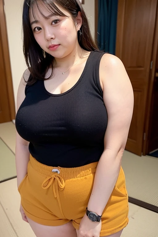 1girl,(masterpiece:1.8),photo-realistic,16k,(beautiful 40s japanese plump lady:1.6) ,(black chiffon blouse:1.5),(denim pants:1.2),(sandals:1.2),(handing on wetting crotch with both hands:1.3),(leaning forward:1.1),(leaking pee:1.7),(dripping pee:1.6),(blush:1.8),(panicking:1.7),(sobbing:1.6),(playground:1.2),(crowd kids:1.4),long hair,straight hair,black eyes,(attractive older woman:1.1),mature woman,MILF,curvy,huge breasts, (makeup,lipstick,eyeliner,mascara,eyeshadow:1.3)