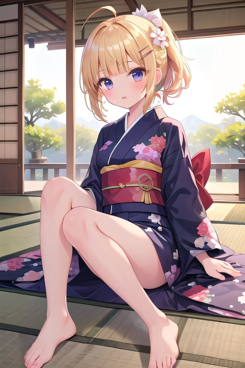 extremely detailed face, best quality, (kinomoto sakura, short stature, small breast,solo), idol clothes, beautiful nipple, show off nipple:1.4, no bra, open breast kimono, bottomless, show off pussy:1.4, no panties, squatting, embarrassed, open mouth, Surprised face, hold up both arm,, gleaming skin, moist skin, idol stage, front view, looking at viewer,