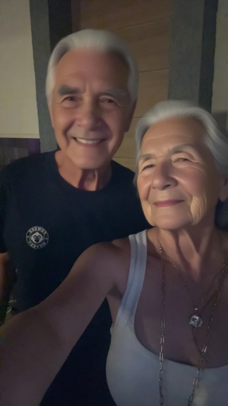 there is a man and a woman standing together in a kitchen, Directed by: Nandor Soldier, imagem de perfil, momma and papa, inspired by Antonio Parreiras, Homens de 45 anos, Lorena Avarez, by Antonio Parreiras, 4 5 I, 50 anos, 5 0 anos, foto do perfil