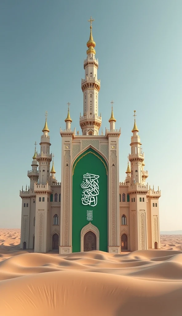 Saudi Arabia flag on shaikh faisal 
