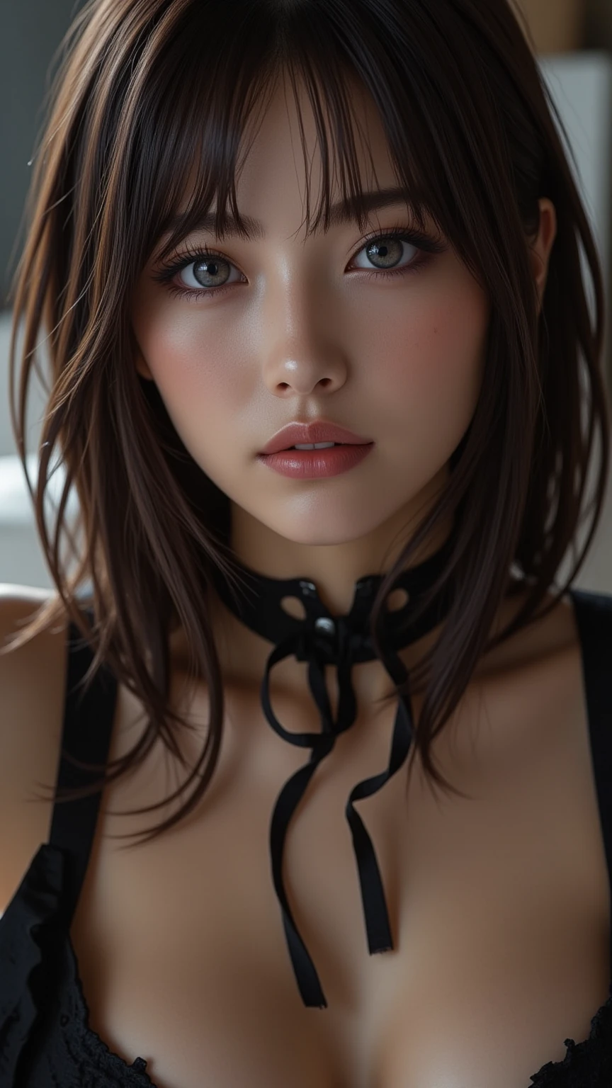 ((8K)), ((Highest quality:1.4)),( Very detailed:1.6), ((masterpiece:1.4)),((Realistic:1.2)), Realistic lighting,One Girl, alone, Cat ear, blush, ((Beautiful face in every detail:1.6)), belly button, sarashi, (Kneel: 1.3), bondage, (Tortoiseshell), bound, rope, Restraint Weapons,masterpiece,((Big Natural Tits:1.4)),(((Upper Body))),((Very beautiful and big eyes))
