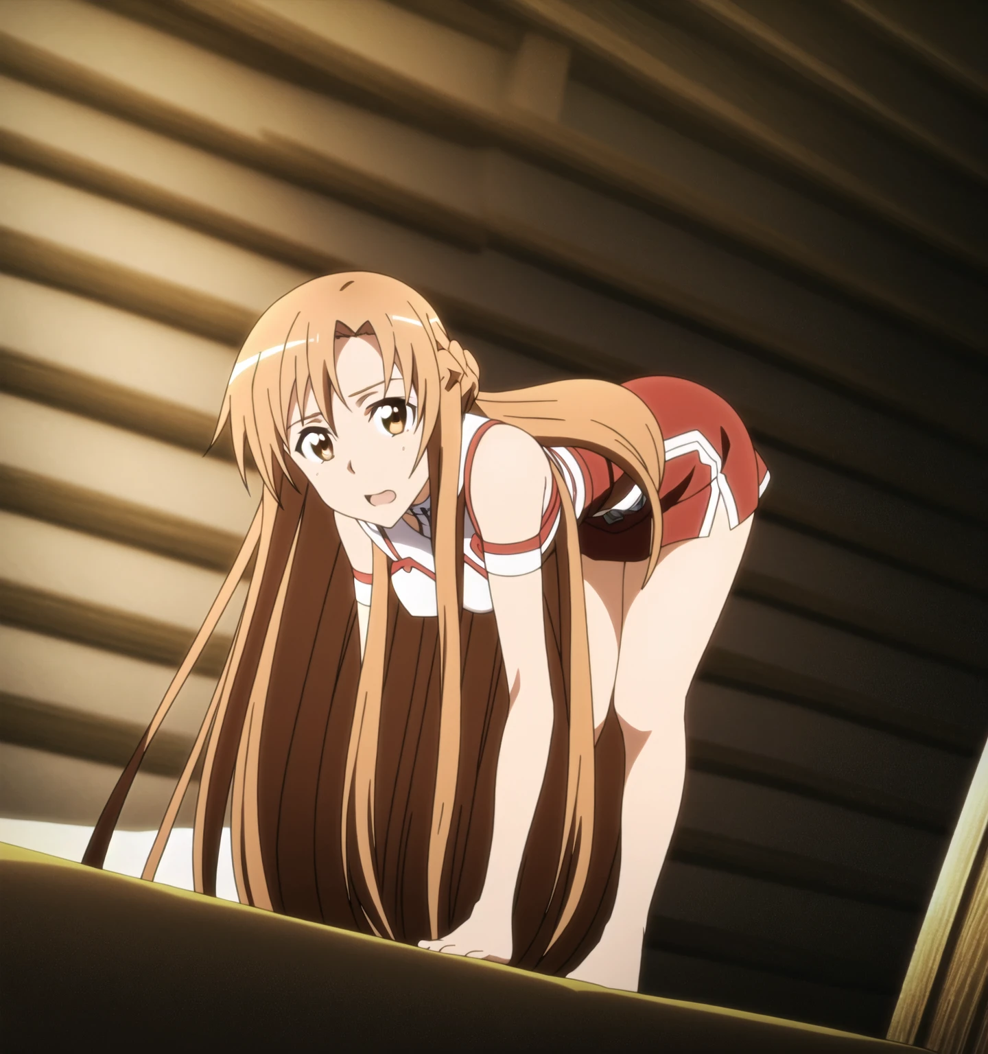 {safe:1.10}, best quality, masterpiece, highres, solo, {igarashi_kaede_seitokaiyakuindomo:0.90}, squatting, cowboy_shot, looking at viewer