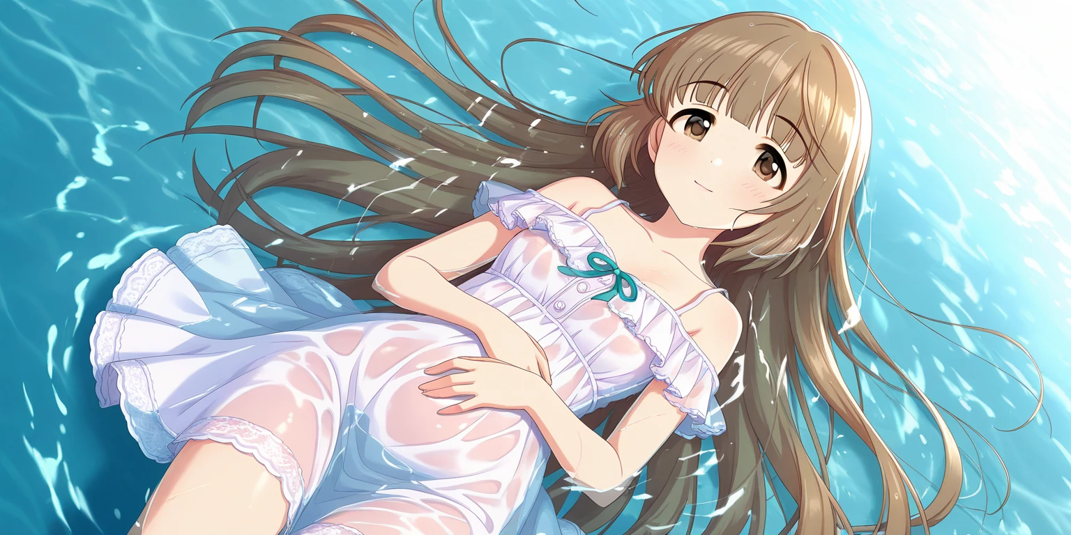 NSFW,(super fine illustration,8k cg wallpaper,highest quality,very detailed,ultra high resolution,best aesthetics),(cowboy shot,From front),Idol Master,((umi kousaka)), (17yo, beautiful girl), (beautiful blue eyes),((((beautiful light brown hair)))), ((long waviy hair)),(wet hair), (shiny hair), (beautiful pale orange skin),(shiny skin),(wet skin),((light blue border line bikini)),((see-through)),(flat chests,large breasts), (((pubic light brown hair:1.3))),(bsp, pussy juice dripping,pussy, pussy slip,no makeup, sweaty body),(no bra),(no panty), (((clothes lift))),((spread legs)),(((spread pussy:1.3))),(((female masturbation:1.5))),((steam)),(scatter sweat),(one eye closed), (standing split:1.2), (leg up:1.2),(leg hold),Open legs), (open pussy:1.2), (Abs:1.3), (Erect nipples), (Gravure Pose), (a big smile), ((out tongue)),(Kamimei),(feel good),(((ecstacy Face))),(outdoor,summer beach side),((bukkake,cum on body:1.9)),(cum on Face:1.9),Blur the background,
