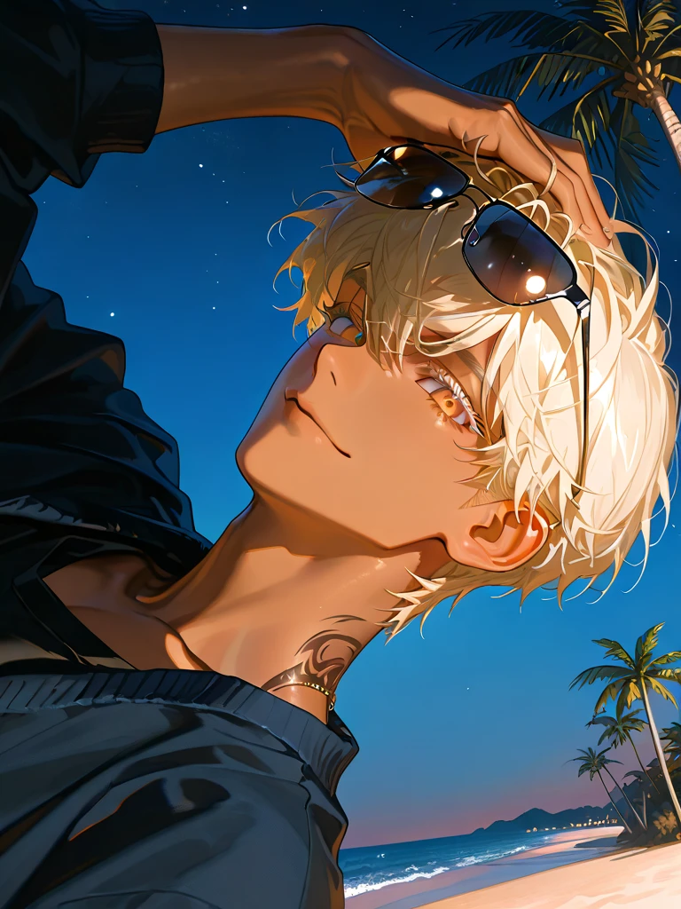  Jujutsu Kaisen Gojo Satoru , white hair 