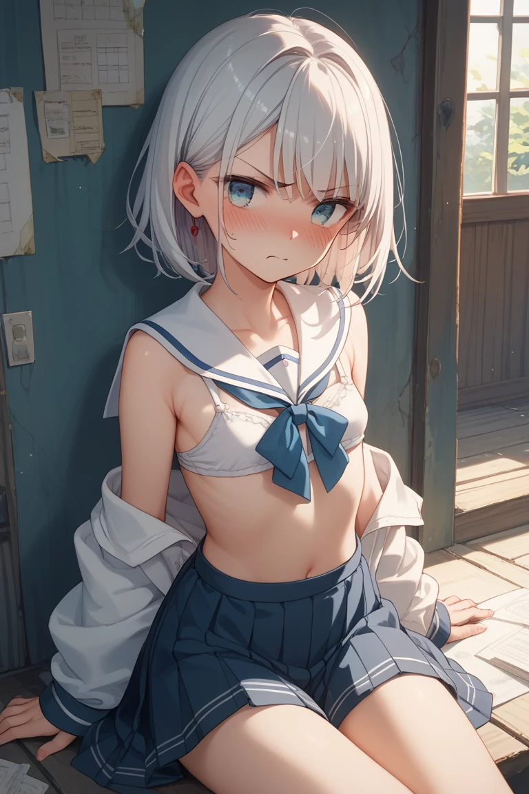 (((topless))), (((Uniforme escolar puro, Mangas ))), (((Mostre o decote))), (((seios grandes))), (((frente aberta))), (((Mini Saia Micro Pura))), Olhos bonitos detalhados, (((ensolarado))), extremamente detalhado CG unificado 8k wallpaper, papel de parede 8KCG muito fino, (obra prima, best quality), high resolution, ultra-detalhado, ultra-sharp, 1 girl, nu, (((Mini Saia Micro Pura))), olhos perfeitos