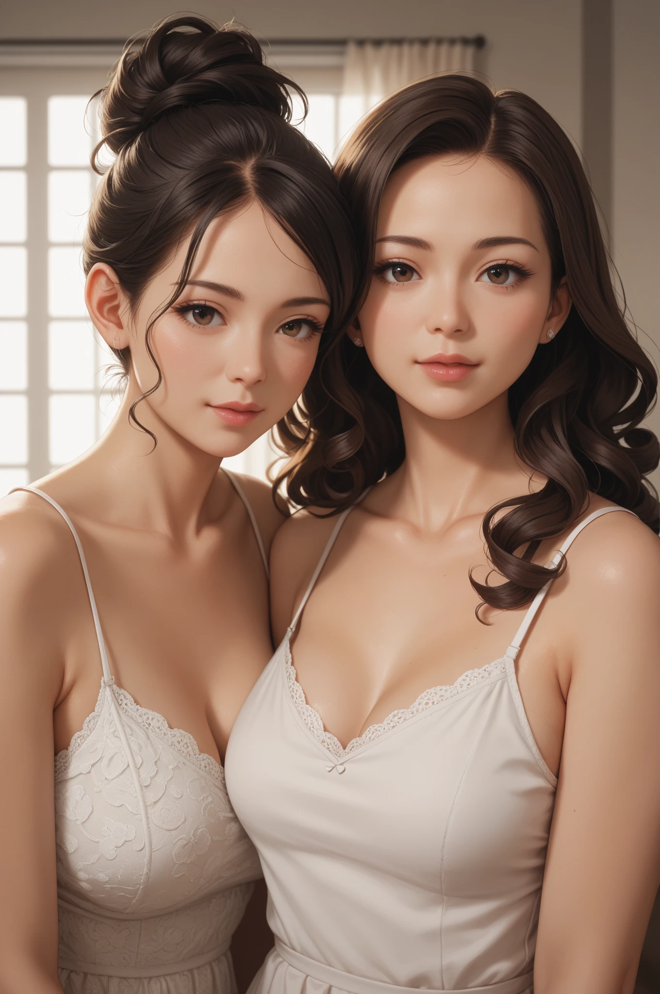 dressed, (photo realistic:1.4), (hyper realistic:1.4), (realistic:1.3), (smoother lighting:1.05), (increase cinematic lighting quality:0.9), 32K, 1girl,20yo girl, realistic lighting, backlighting, light on face, ray trace, (brightening light:1.2), (Increase quality:1.4), (best quality real texture skin:1.4), finely detailed eyes, finely detailed face, finely quality eyes, (tired and sleepy and satisfied:0.0), face closeup, t-shirts, (Increase body line mood:1.1), (Increase skin texture beauty:1.1)