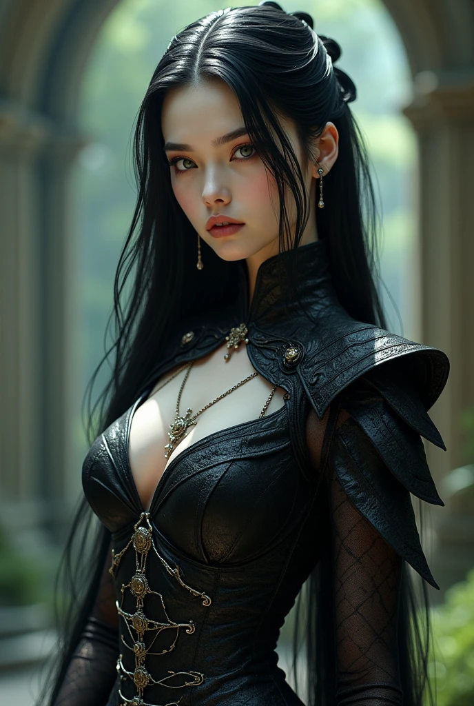 (highest quality,4K,8k,High resolution,masterpiece:1.2),Super detailed,(Realistic,photoRealistic,photo-Realistic:1.37), Close-up of a woman with dark hair and a black dress, in style of Dark Fantasy Art, Dark fantasy art, A beautiful and elegant demon queen, Dark Fantasy Art, fantasy dark art, Dark fantasy digital art, Gothic fantasy art, Gothic Dark Maiden, Cthulhu,Detailed Texture,Spooky creatures,An ominous atmosphere,Mythical,cosmic Horror,darkness,Mysterious,Dark aesthetic,Fog Background,Eyes of another world,Ancient Gods, Powerful wizard, Stand in the mysterious forest. Flowing robes decorated with symbols, Arms stretched out, Eyes glowing with mystical energy. The spell escapes from my mouth, Vibrant, Swirling patterns of dark magic appear in the air., Red and blue hues pulsate. The allure permeates, make flowers bloom, A creature to gaze upon in awe. Threads of magical energy dance, Uncover hidden areas, Uncover the secrets. Capture the essence of this enchanting moment, Monstrous,Powerful,Tentacles,Pitch black blackness,Majestic,Unfathomable depth,Nightmare,The existence of the universe,an ominous existence,seeping darknesss,Secrets of the Universe,That's horrible,It (Spooky atmosphere), (Cartoon-like atmosphere),(Grainy), (Dramatic Shadows), (Dynamic pose), (An ominous atmosphere), (Artistically expressed), ((Fascinating), (Gothic), (Mysterious Setting), (Moody color palette), (Skillfully drawn), (Feelings of anxiety), (Intricate details), (an ominous smile), (an ominous), (Fascinating eyes), (Horror elements), (Fascinating composition), (Impressive anatomy),(Striking contrast)), (Exquisite craftsmanship), (Interesting character designs)、Dark Fantasy Portrait, Portrait of the Dark Goddess, Ugly Satan Girl,devil,horn,Red skin,Dark Eyes,sinister smile,Evil Aura,Burning Flames,devilの力,Soul Corruption,Dark Shadows,Ominous atmosphere,devilの儀式,Strange symbols,Cursed Land,Eternal Darkness,An unforgettable presence,Intimidating person,Grotesque features,Horror Scene,悪夢のようなbornき物,Twisted reality,Scary atmosphere,Awesome work of art,Evil Unleashed,devilの領域,Supernatural horror,Creepy art,Nightmare fuel,Terrifyingly clear,Abstract fear,Terrifyingly beautiful,devil的な傑作,Fear incarnate,Shadow Chaos,devil的な存在,born々Shii Darkness,Unholy Creation.