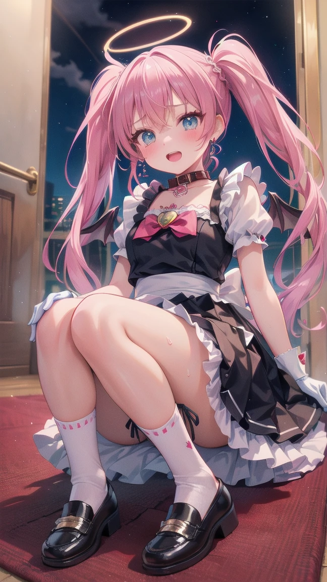 photo realistic, (masterpiece,best quality:1.4),(8k,raw photo,photo realistic:1.2), detailed skin,detailed face,(1boy and 1girl,having fuck:1.8),hug from behind, 1girl,Japanese idol,cute face, little girl, Not Safe for Work, Pink Underwear, (((NO Panties))), ((Open twat))), anus, happy, medium bob, underwear on the floor grasping one's panties, blonde hair, ((wavy hair)),((pretty fingers)),((beautiful feet)),Little Girl, spread legs, twat, ((frilled legwear)) ,hairband, child, small breasts, pink kawaii room , pink gothic room, messy room, Marchen, macarons, Candy, ribbon, small window, (Miscellaneous goods are placed in a mess:1.3),dresser, antimacassar ,