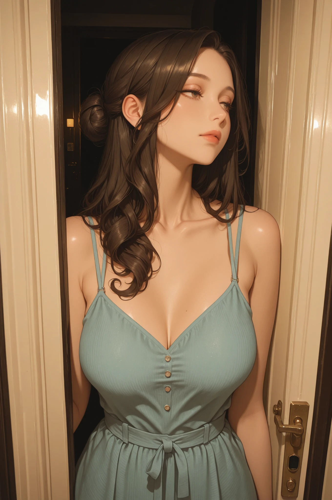 Jennifer Love Hewitt as Cleopatra,[Jewelry],[Egyptian clothes],[ancient Egypt],4k,sharp image,detailed, 