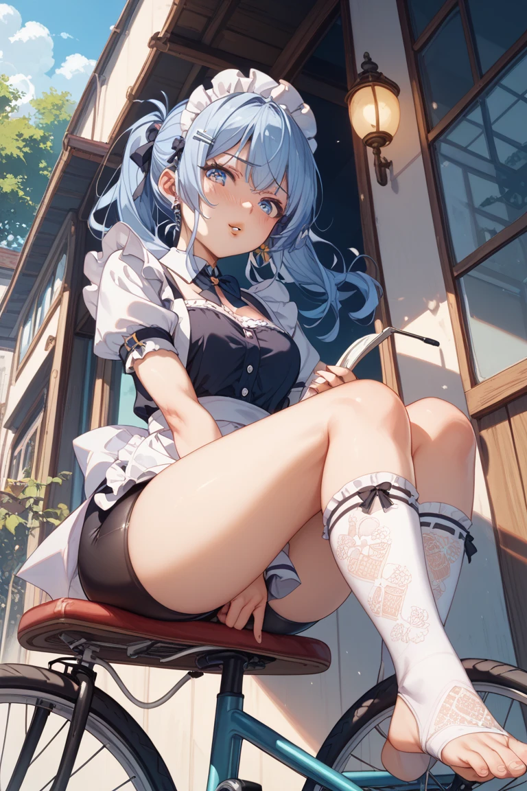 8K、masterpiece、Japanese、Woman wearing glasses、Neon(nod)、from the front、smile、Childish、Small breasts、See-through underwear、night、Bedroom、Show your underwear、mini skirt