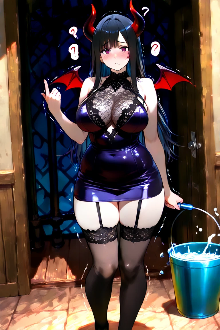 (Masterpiece, Best Quality, High Quality:1.4), (professional artwork, 1 girl, solo, portrait, penis, ((futanari)), (((bimbo))), extremely detailed girl:1.0), 8k, detailed eyes, perfect face, 2girl, (voluptuous, mature female, large lips:1.2), wide hips, thick thighs, heavy makeup, bottom heavy:1.4), (skindentation, long eyelashes, dark eyeshadow, looking at viewer, red eyes, close up, huge ass, massive thighs, huge hips, sweat, sweaty, sagging breasts, cruel smile, sadistic smile, bully, showing breasts, pulling top down, exposing breasts, goth, goth girl, pale skin, block eyeshadow, black lipstick, mean looking, sharp teeth, long black tongue, tongue out of mouth, monster girl, black clothes, ball gown, massive dress, tight dress, long dress, (((nsfw))), Big nipples, (((big penis))), (((Cumming)))