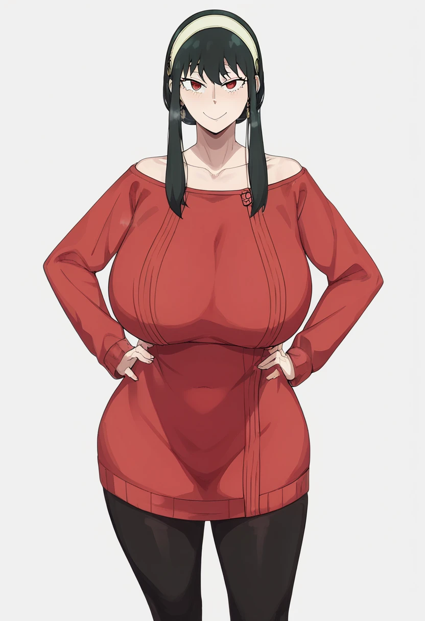 View your viewers,alone,
Yoforger,One girl,
Black Hair,Long hair short hair,
White hair band,
Off the shoulder,Red sweater,
Black Pantyhose,
boots,Torn clothes、NSFW、tits、Nipples、
city,Natural light,Outdoor,(Tucked up、tits丸見え、belly button、Nipples)、sad