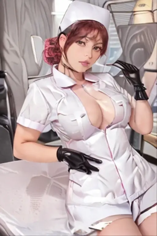 nurse uniform,hospital, latex nurse suit,nurses,busty,elbow gloves,labcoat,blondehair woman,blue eyes , gigantic boobs ,medical instruments,asian nurse,two nurses,speculum,examination room,oversize boobs, ,big ass ,strap on, lay on table ,legs spreaded,giving birth,gyno chair , dentist,Milf
