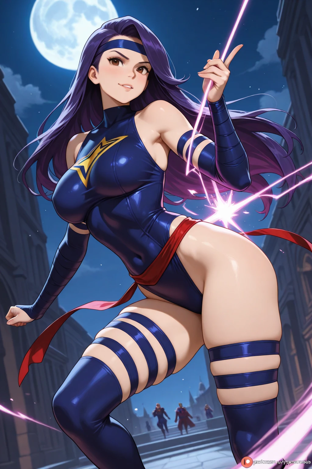 an energetic magical-girl in a battle pose, highly textured skin, anti-aliasing, color-graded, floating motes, dynamic volumetric lighting, nikon D850