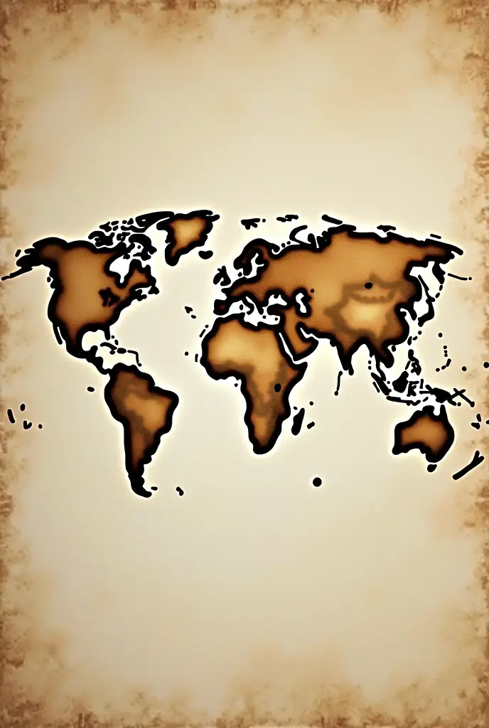 The true world should be written above the world map