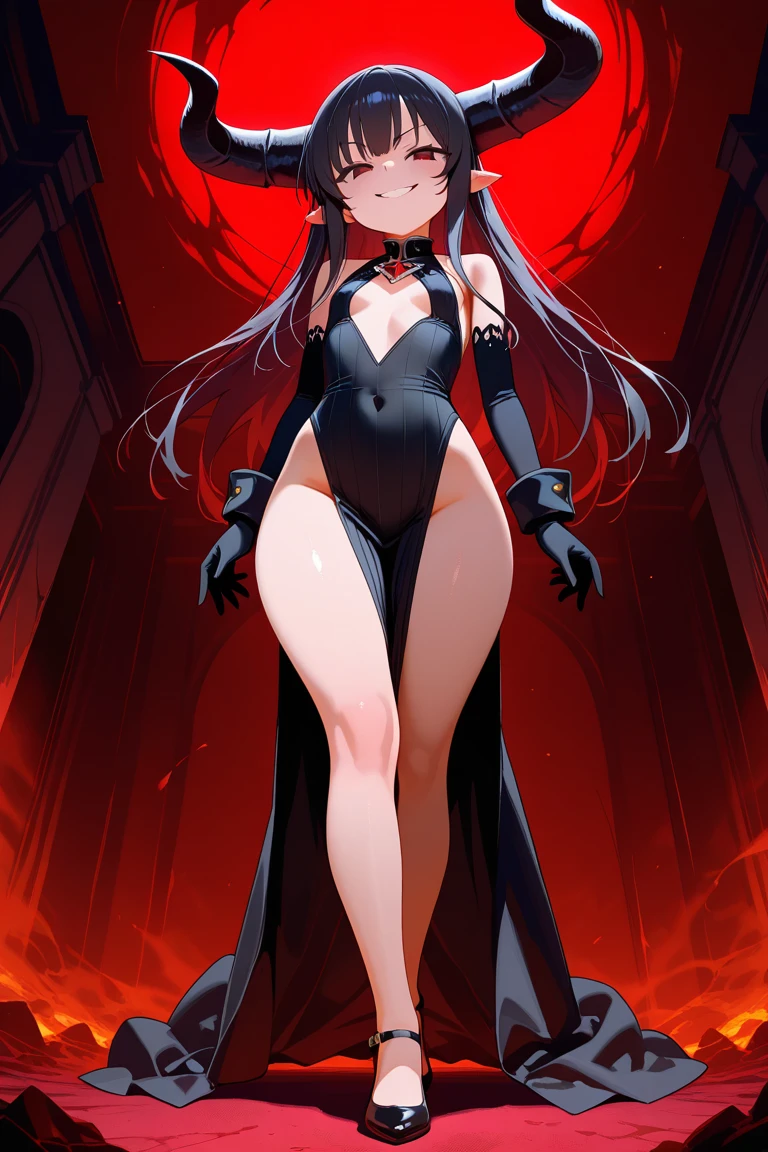 The Stable Diffusion prompt for the theme "fox girl" would be as follows:

"fox girl, red eyes, long black hair, detailed fox ears, detailed fox tail, black bra, black coat, black underwear, black boots, off shoulder, high-res, ultra-detailed, photorealistic, concept artists, vibrant colors, warm tones, natural lighting"
