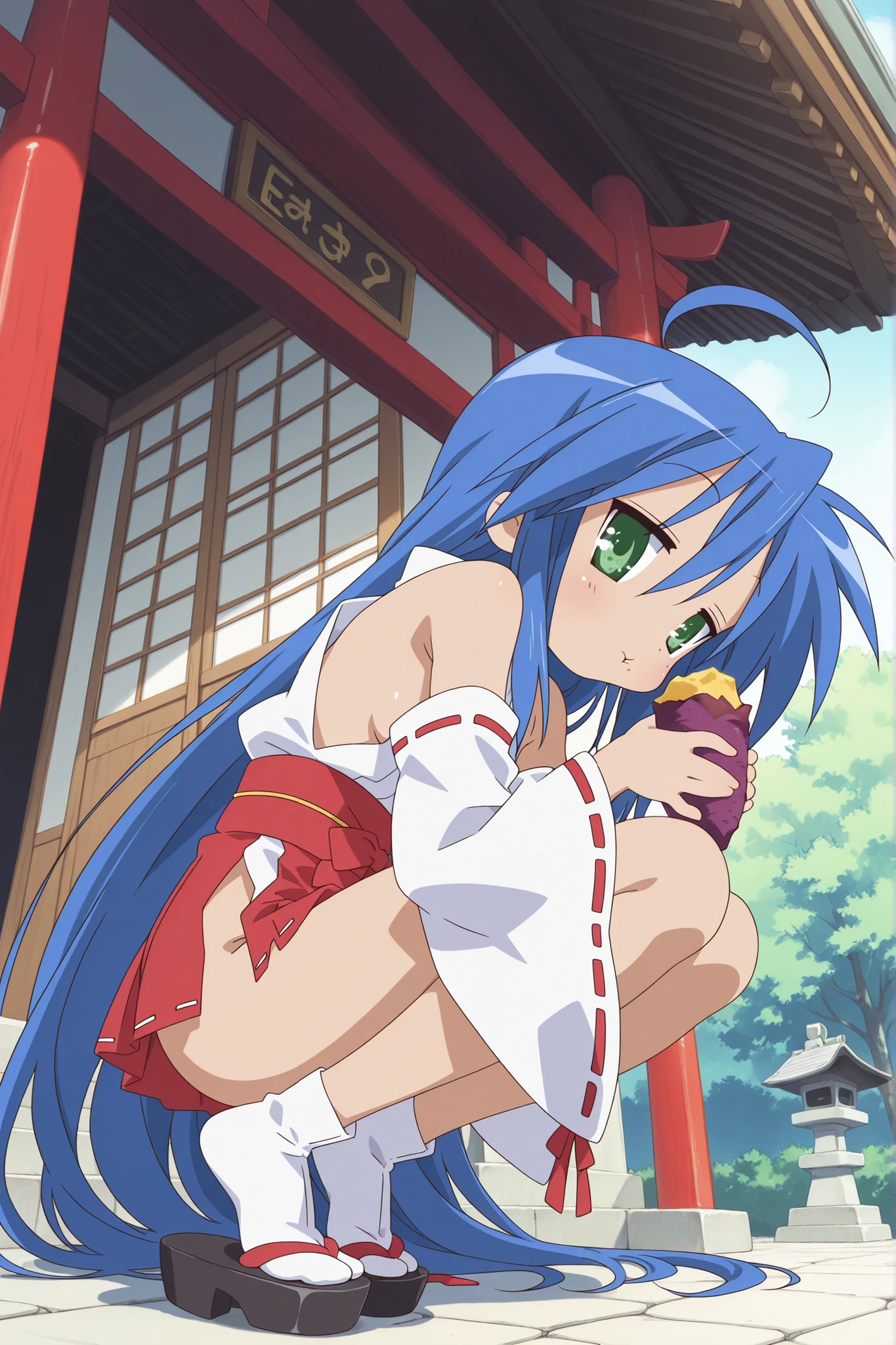 (masterpiece, best quality),best quality, (ultra-detailed), (3heads:1.5), 1girl, (label girl (dipp):1.3), masterpiece, ultra quality, ultra resolution, ultra detail, best quality, white top, crop top, ((stomach)), midriff, ((groin)), red skirt, normal ears, shackles, blue hair, very long hair, wavy hair, sidelocks, yellow eyes, parted lips, open belly, sweat, cute, open belly, toned belly, hand on own chest, eyelashes, (22 year old woman:1.3), (masterpiece:1.5), (best quality:1.5), (beautiful detailed extremely detailed CG, extremely delicate and beautiful, depth of field, (finely detailed face), (perfect details:1.2), (mature female:1.3), wide pelvis, slender, large veiny breast, 16k resolution, highres high quality, high definition, extremely detailed, masterpiece, best quality, blue hair, long hair, alluring presence, braid, short skirt, close up, big tits, young, star hair ornament, yellow ribbon, side ponytail, cabbie hat, hair ornament,