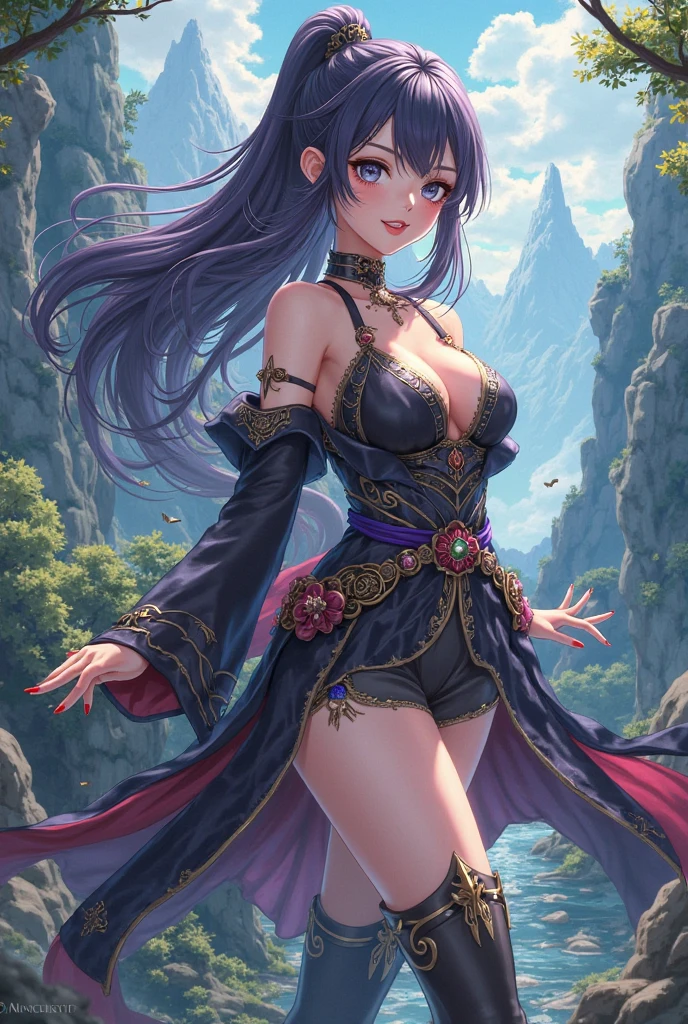((Anime style)) Girls. A world of swords and sorcery. Feathered. Underwear. Squat down and open your crotch --auto --s2