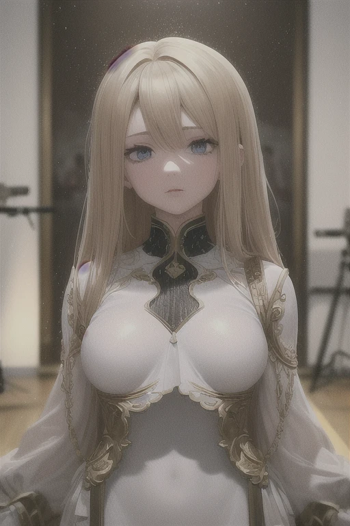 (((masterpiece, best quality))), (((superior quality))), cute girl, ((extremely detailed girl)), ((huge breasts)), bare shoulders, strapless top, slight smile, twin tail blonde