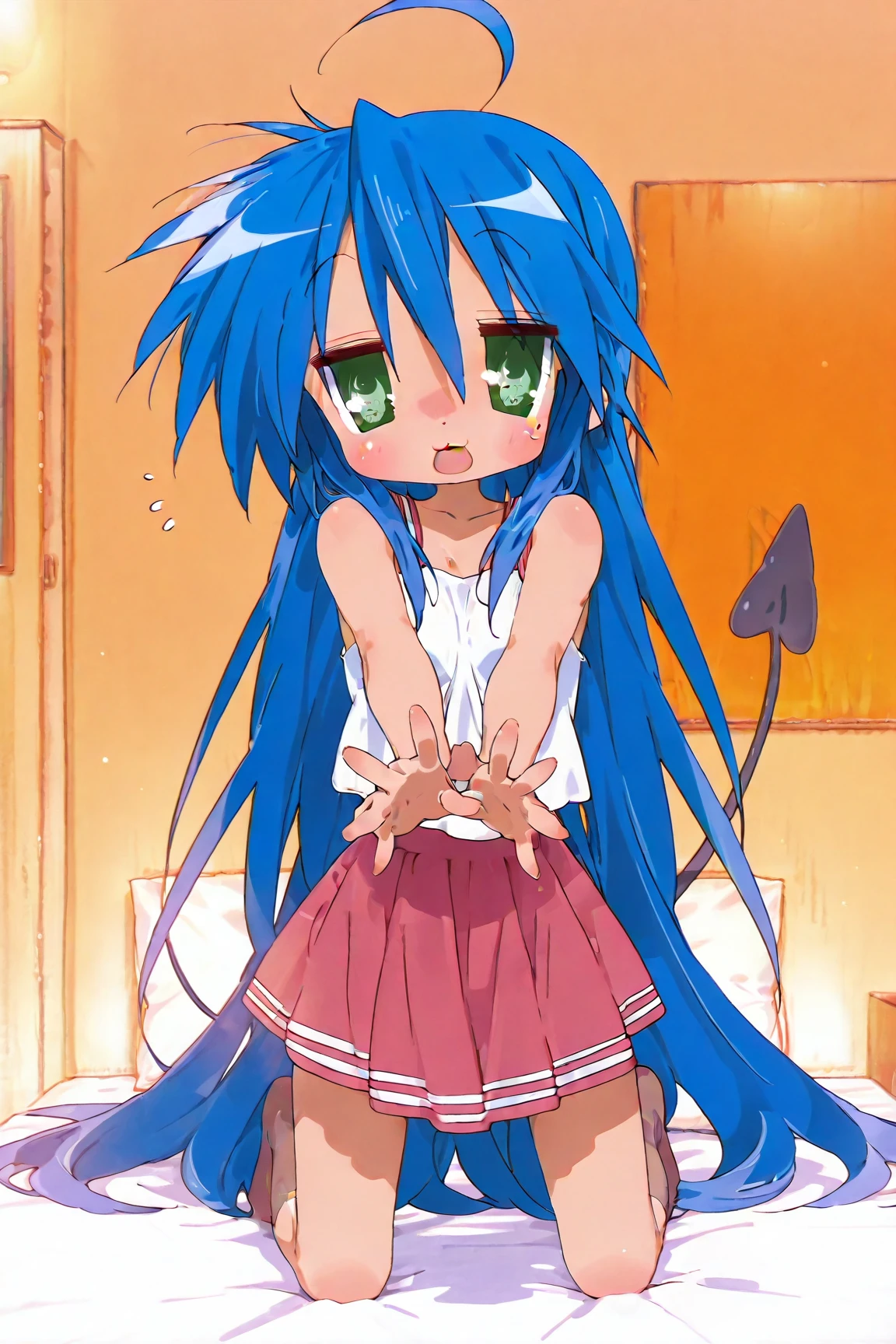 NSFW,masterpiece,Highest quality,High resolution,Super detailed,Shiro \(no game No life\),Long Hair,Multicolored Hair,Hair between the eyes,Gradient Hair,Yellow Eyes,Flat Chest,Summer Dresses,Shopping mall,(Oho face),Embarrassed,blush,Leg spread,excited,orgasm,Falling into Pleasure,Climax,Squirting,Ahegao,Roll your eyes、squint,One man,(Having sex),(Molester)