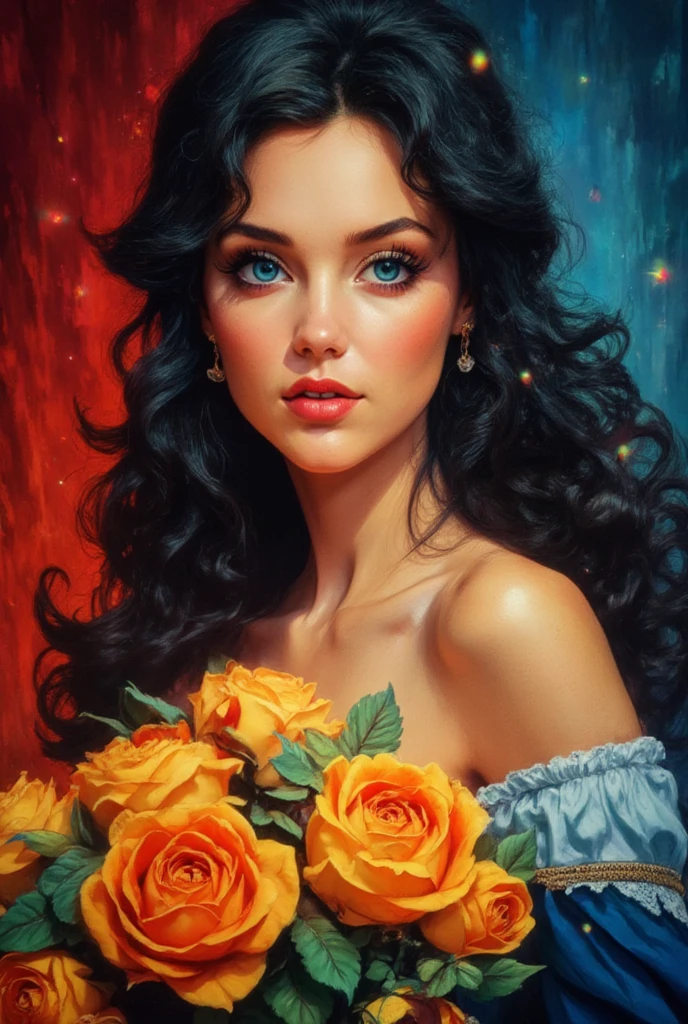 masterpiece, best quality, greek godess bathing in a lake below a night sky full of stars, appearing from colorful liquid oil paint, swirling paint, cinematic lighting, by karol bak, full body posing, angelababy, ((painting, canvas, fine art)), detailed, (fantasy art), cool, ((digital art)), (digital illustration), 4k, trending on artstation, trending on cgsociety, cinematic, agfacolor, low coloration, Norman Rockwell, Franz Xaver Winterhalter, Jeremy Mann, Artgerm, Ilya Kuvshinov, Anges Cecile, Michael Garmash