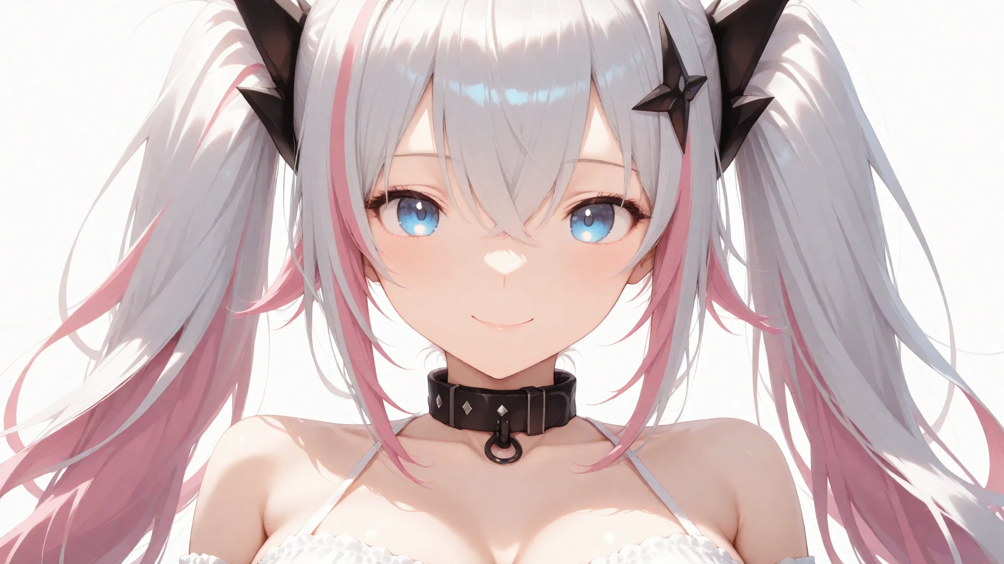 Silver Hair、Small breasts、A slave girl who loves her master、Wearing a collar、Shirtless suspenders、Wide suspenders hide the chest、Wrap your chest in suspenders、Suspenders to protect your chest、Suspender Bra、Absolute obedience to your master、Serving your husband、Shy blush、Fawning on the Master、Shy smile、Not exposed、Crucified on a cross、(((SFW、sound、Highest quality、first-clasasterpiece、Normal body、8k、Detailed face、Ultra-precision、Normal hand、Normal finger、5Finger、Highest)))
