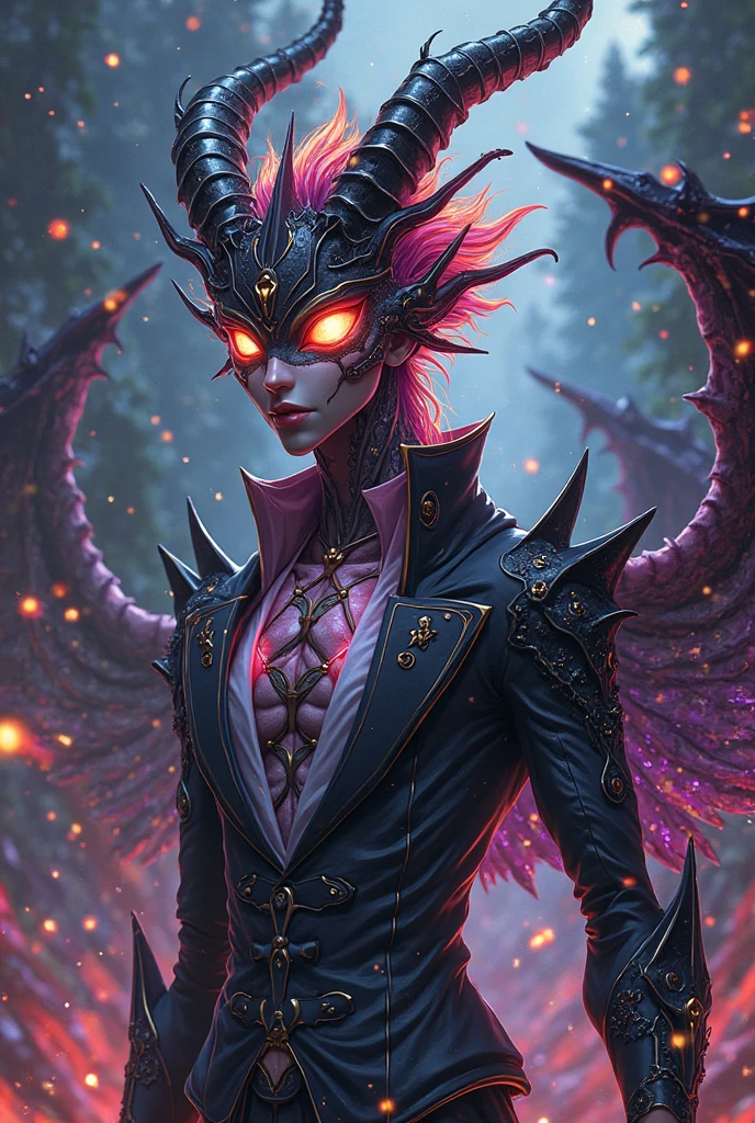 <lora:fairtytaleai:1.0>, fairytaleai, male demon, bat wings, horns, <lora:detailslider:0.5> || <lora:fairtytaleai:0.5>, fairytaleai, masterpiece, 8k, high resolution, shallow depth of field, sharp focus
