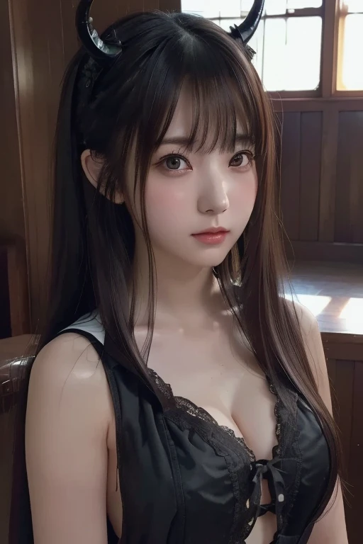 there is a woman in a white and purple top posing for a picture, seductive anime girl, korean girl, beautiful asian girl, japanese goddess, cute elegant pose, sexy girl, open v chest clothes, young and cute girl, realistic young gravure idol, attractive anime girl, japanese model, anime girl cosplay, anime girl in real life, attractive pose, asian girl, best quality, masterpiece, high_res, 1girl, hair ornament, necklace, jewelry, Beautiful asian face, upon body, tyndall effect, photo realistic, rim lighting, two tone lighting, (high detailed skin:1.2), 8k uhd, dslr, soft lighting, high quality, volumetric lighting, candid, Photograph, high resolution, 4k, 8k, Bokeh, medium breasts, open fingers, loving expression, blushing face, shy, hair clips, erect, heart hair ornament, rose pattern clothes, blushing face , blue eyes, cleavage, off shoulder, black dress, off shoulder, double pigtails, blue eyes, blonde hair