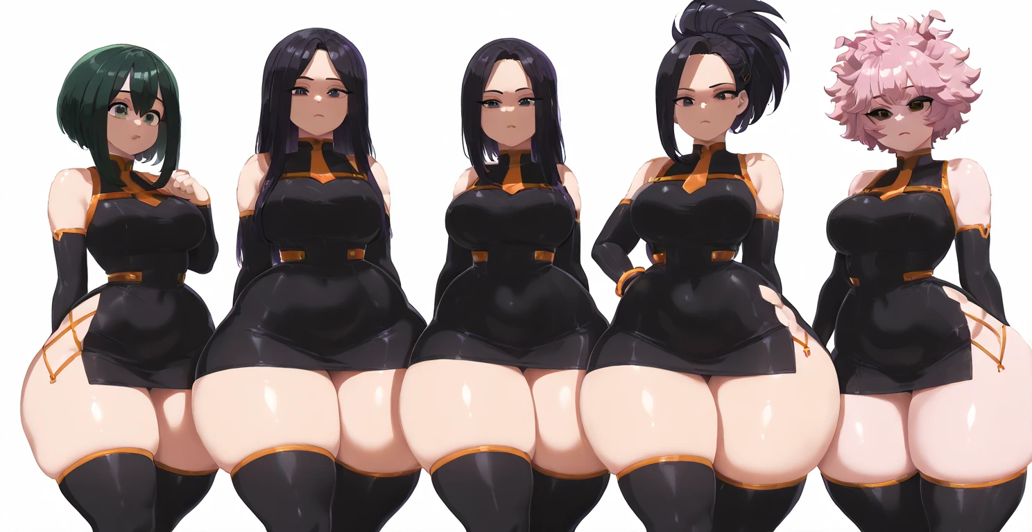((melhor qualidade)), ((obra de arte)), (detalhado), rosto perfeito, quadris largos e macios, focus on glutes, big, soft glutes, seios macios, elf seios lindos e marcados, back view, blusa banca, hidden hands, magra, shy, corada, em plano de fundo VAZIO, with medium breasts, linda, duplo v, black pants, vergonha, perky glutes, cabelo vermelho, olhar com vergonha, corada, sexy, sexy, nsfw