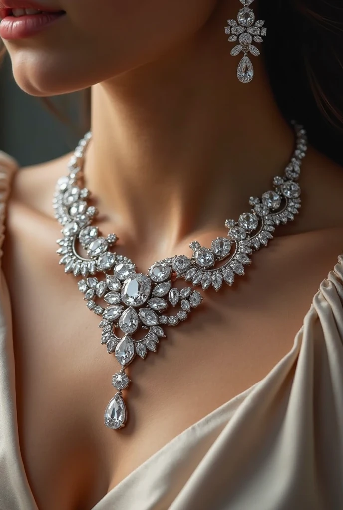 a diamond necklace