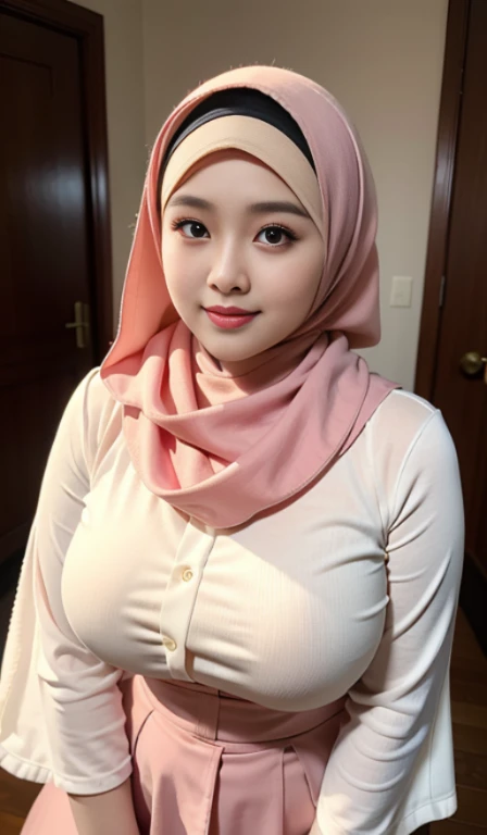 PINK NIPPLE, (BOKEH), LOCATED IN KUALA LUMPUR TWIN TOWER,(Old Lady:1.7), Transparent transparency, (Wearing Swimsuit), adorable, 1 girl, (face to face), 10 years old, baby face, happy, medium body portrait, (face details: 1), (eye details:1), ((big breasts)). wearing transparent transparency long shirt, .. Cute posed. proportional body. Ultra High Res. realistic: 1.4, UHD, tudung jilbab , lace 