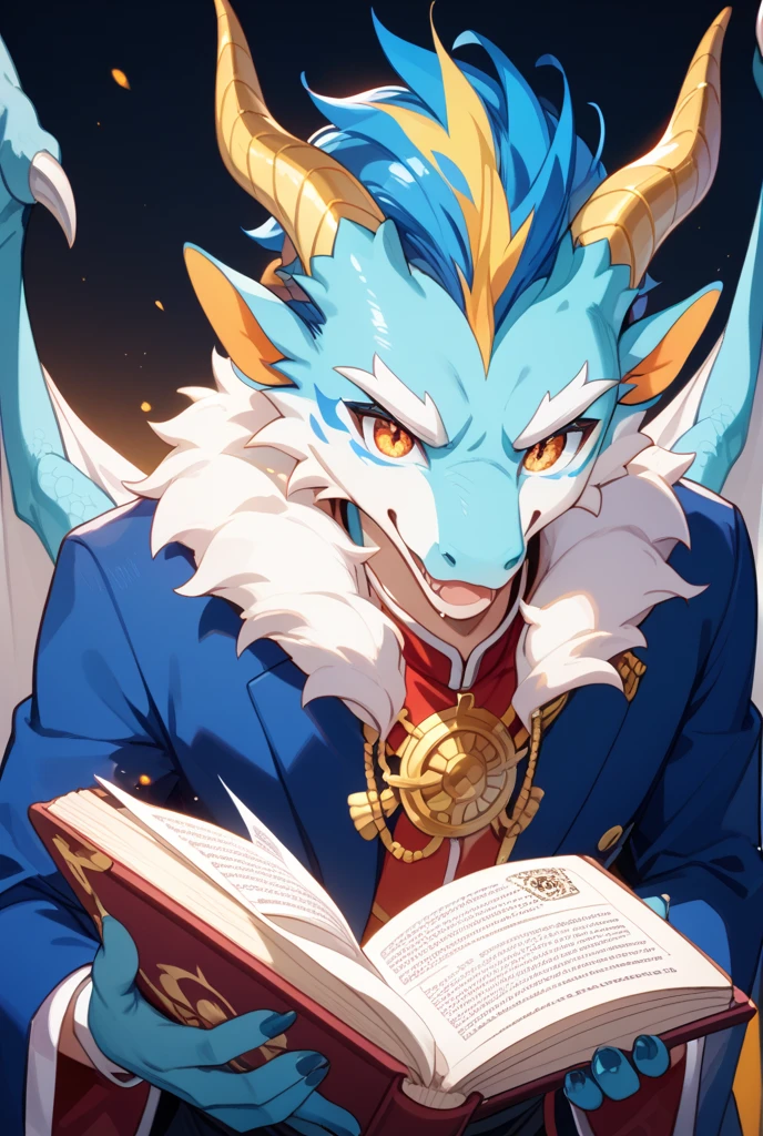 book cover, drawing of a dragon

