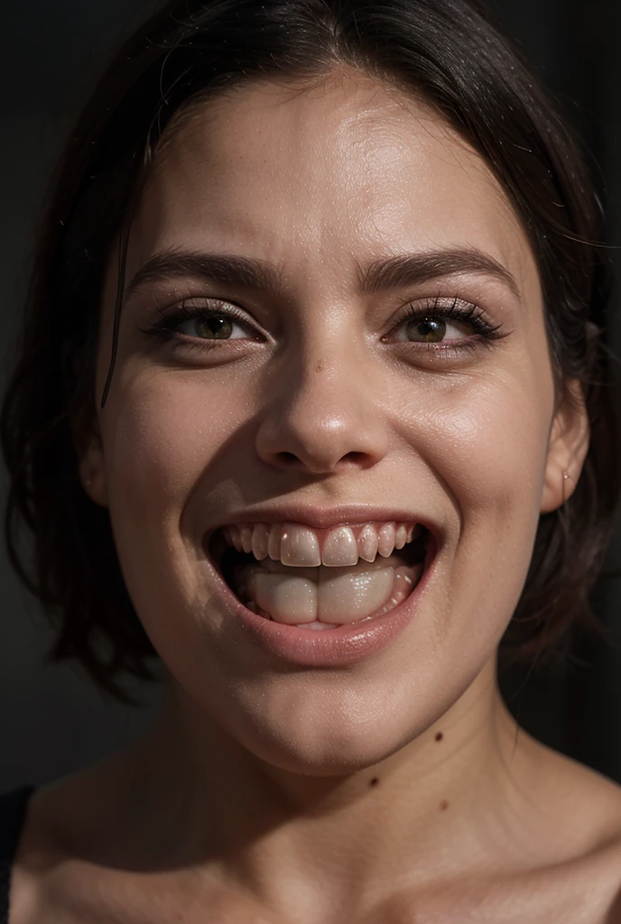woman, beautiful girl, 、 Baby Face, Realistic skin of the highest quality, Eyes are focused, 20-year-old, Sticking out tongue, Focus on the mouth, Open your mouth, Long Tongue, saliva, Open your mouth , You can see inside the mouth, Open your mouth 舌を突き出す, Realistic tongue、Provocative eyes、Looking up、Tempting、