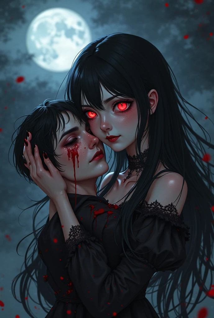 Mujer arafed con sangre en los labios y la boca., female Vampiro, woman Vampiro, Vampiro girl, Vampiro queen, beautiful female Vampiro, beautiful Vampiro queen, scary Vampiro, as a Vampiro, Vampiro fangs, dark Vampiro, Vampiros fantasy, beautiful Vampiro female queen, carmilla Vampiro, l Vampiro, Vampiro fashion, androgynous Vampiro, Vampiro, Vampiro teeth