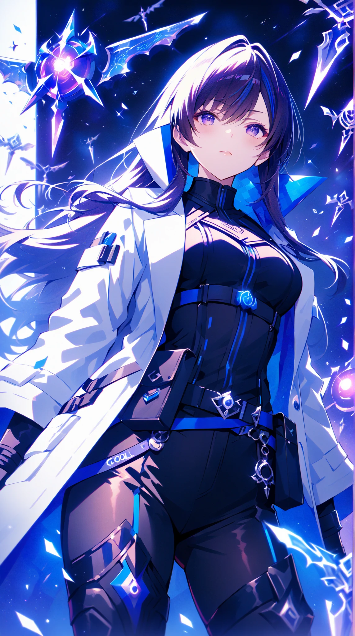 simple_black_background, black and white theme, Sense of coordination, sense of order, mathematics beauty, (((cover design))), (((((cover art))))), ((trim)), album_art, official art, (Master's work), full body,
<lora:pxqiangxi-v100-000029:0.75:lbw=OUTALL>, pxqx, 1girl, raiden mei, long hair, purple eyes, thighhighs, jacket, bangs, breasts, black gloves, boots,
chessboard, chess, white geometry, black geometry, reflection, crystal_art, pattern_design, creative, Mystery pattern, black crystal decorate, black crystal, (architectural art), ((geometric art)), pattern design, creative,
lost in hell,
------,
Low saturation, grand masterpiece, Perfect composition, film light, light art,