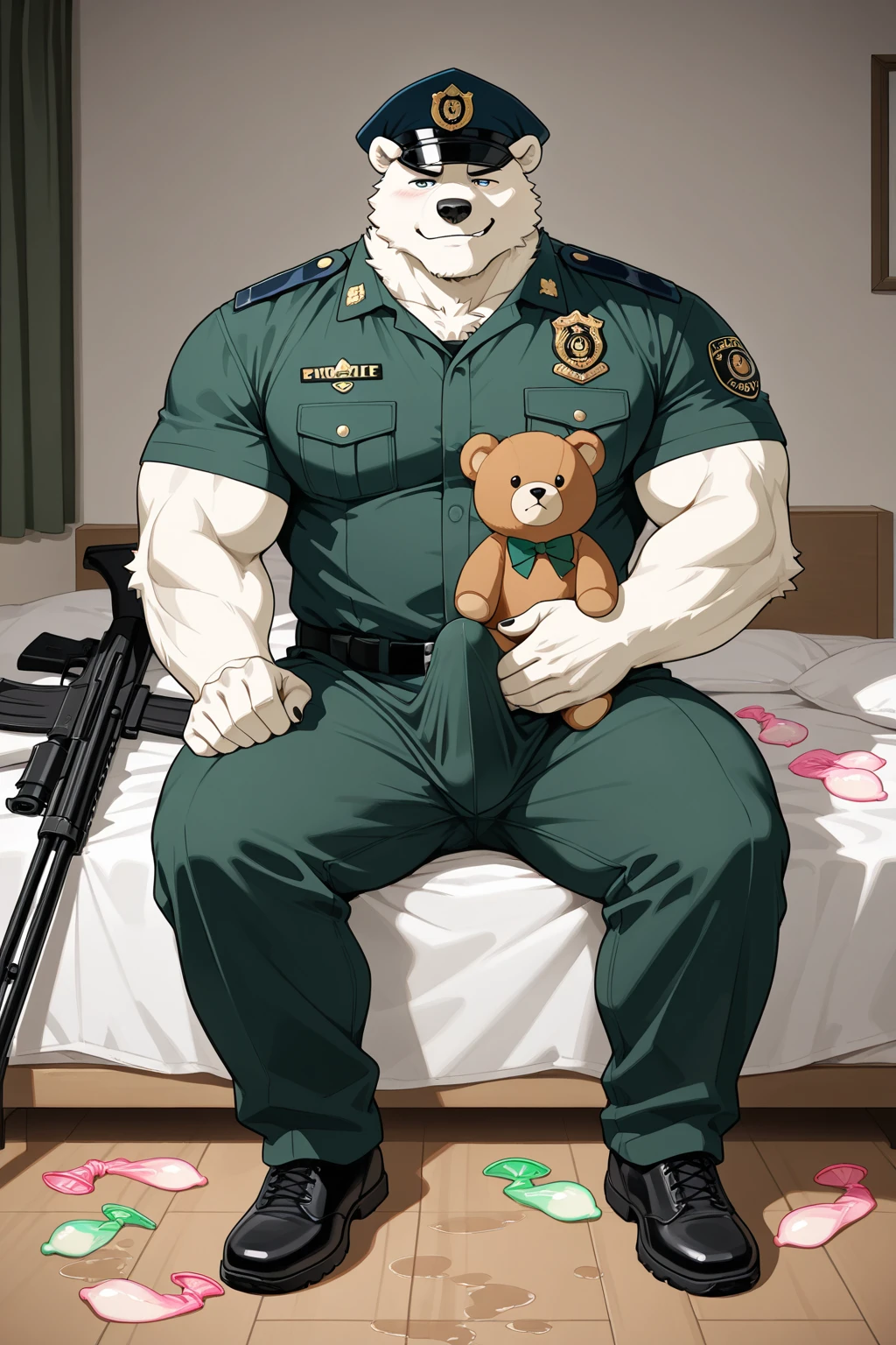score_9, score_8_up, score_7_up, source_anime, blue eyes, 1girl, penis shock, Penis, dark skinmed penis, dark skinned male, big penis, huge penis, cum, penis awe, hellsing, seras victoria, yumejoshi, femporn, male focus, pale girl