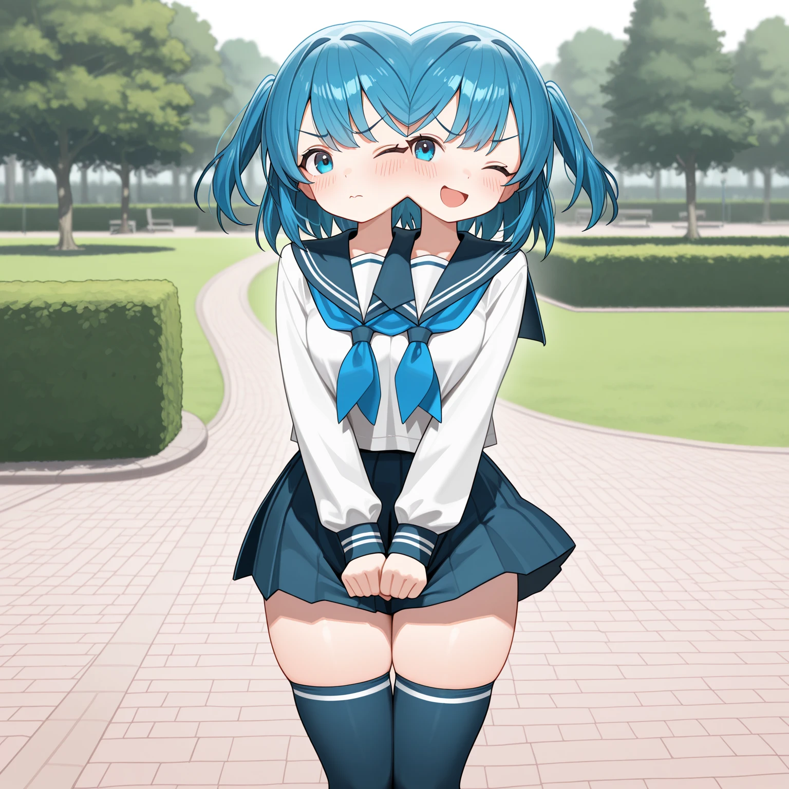 nsfw,(masterpiece:1),(best quality:1.4),(high detailed:1),(high resolution:1),(highly_detailed_beautiful_face_and_eyes:1),(depth of field:1.1), (realistic), (photo realistic:1.37),anime style,1girl,solo only,1girl,Saki Nijino, school_uniform,cowboy shot,looking viewer,from forward
