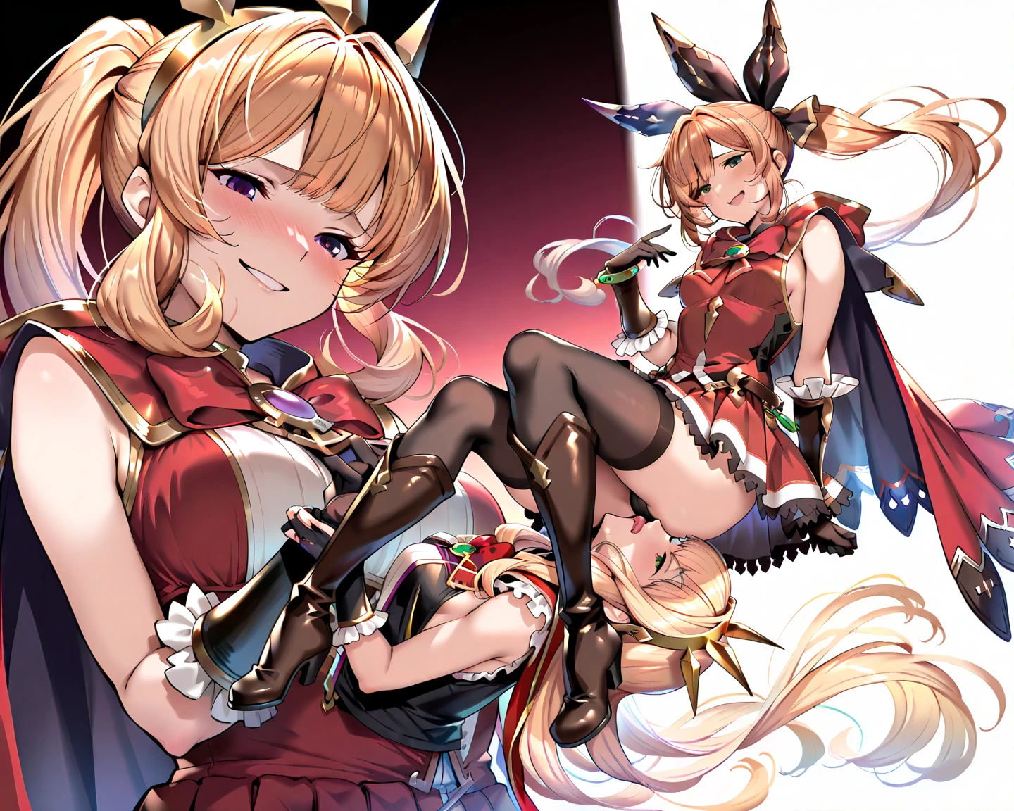 One cartoon character holding a snowball, of a ramlethal valentine, elf girl, annie from league of legends, miss fortune, samira from league of legends, amy rose red dress, from league of legends, shining pink armor, krenz cushart and artgerm, from overwatch, elf girl wearing an flower suit, viOne cartoon character holding a snowball, of a ramlethal valentine, elf girl, annie from league of legends, miss fortune, samira from league of legends, amy rose red dress, from league of legends, shining pink armor, krenz cushart and artgerm, from overwatch, elf girl wearing an flower suit, vivy, ((ecchi))