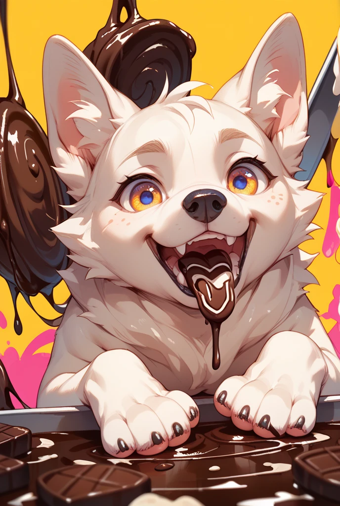 kemoshota, best quality,best resolution,(fluffy anthro furry :1.6),(young :1.6), naked, dog shota, dachshund, black and brown fur, heavy breath, plenty drool, dynamic angle, 6 year old boy,Masterpiece,cub,best resolution, white hair boy, ears, tail, pubic fur, sweating, full face blush, smile, shy pose,panoramic view,heavy breath,very hot, front view, face to face, kindergarten boy, nipples, naked, closed eyes, singing, kiss face, precum, deep cum, bukkake, face cum, cum drops, cum